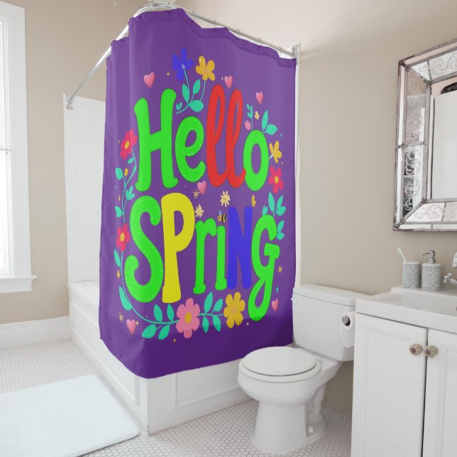beautiful spring shower curtain (In Situ)
