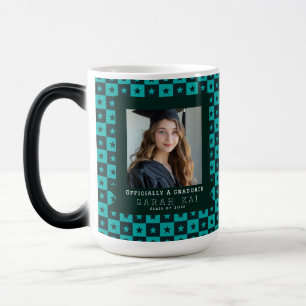 Beautiful Square Print College Grad Color Morph Mug