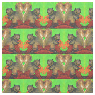 beautiful squirrel print fabric