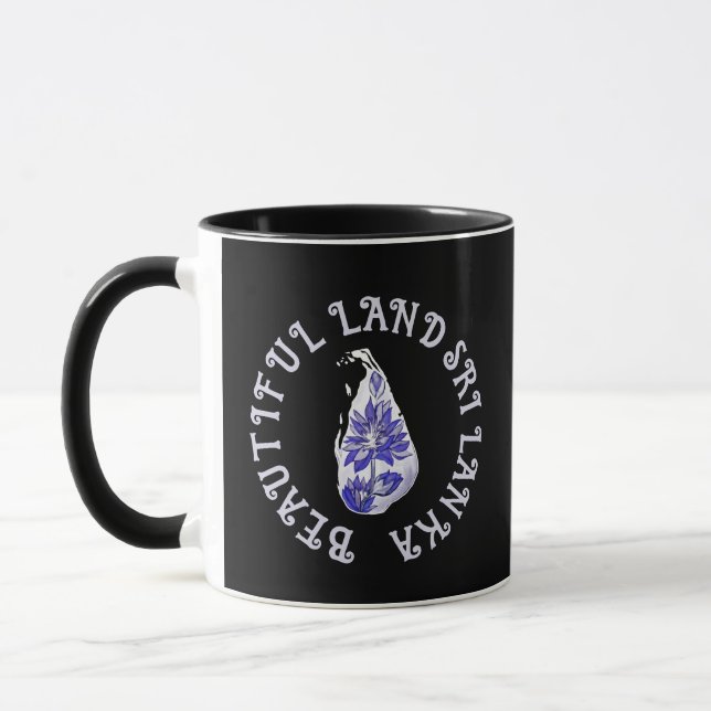 Beautiful Sri Lanka Mug (Left)