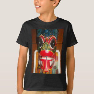 Beautiful Sri Lankan Traditional Fire Mask Art T-Shirt