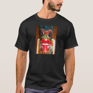 Beautiful Sri Lankan Traditional Fire Mask Art T-Shirt