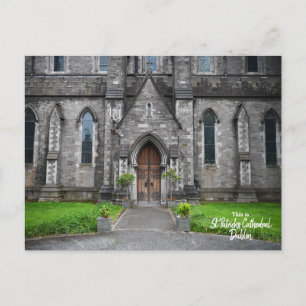 Beautiful St. Patrick's Cathedral Dublin, Ireland Postcard