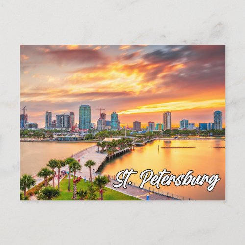 Beautiful St Petersburg Florida United States Postcard