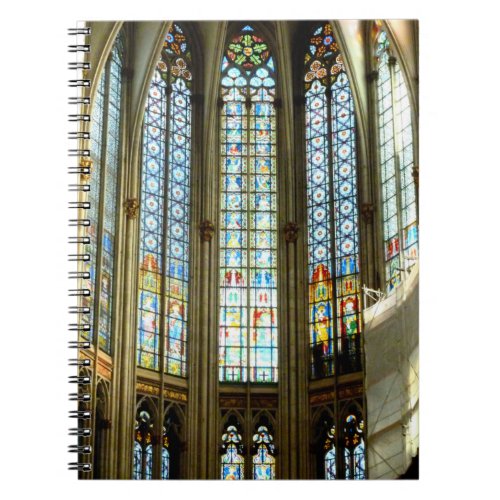 Beautiful Stained Glass in Cologne Cathedral Notebook