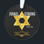 Beautiful Star of David Ornament<br><div class="desc">Customize or delete the back. As with most of my product, this is an act of love for you, and it warms my heart as I create. I paid the Legal Fees combined to license this art to use on my Zazzle store for you (and I will only design on...</div>