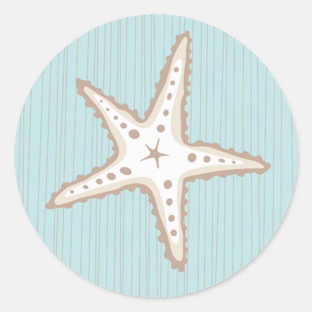 Beautiful Starfish Sticker (Front)