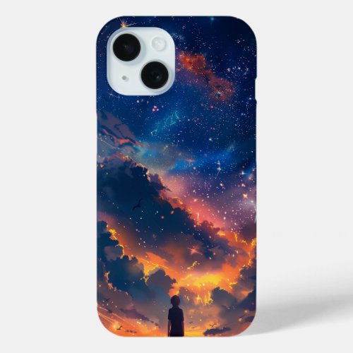 Beautiful Starry Night iPhone 15 Case