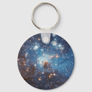 Beautiful stars tissue paper keychain
