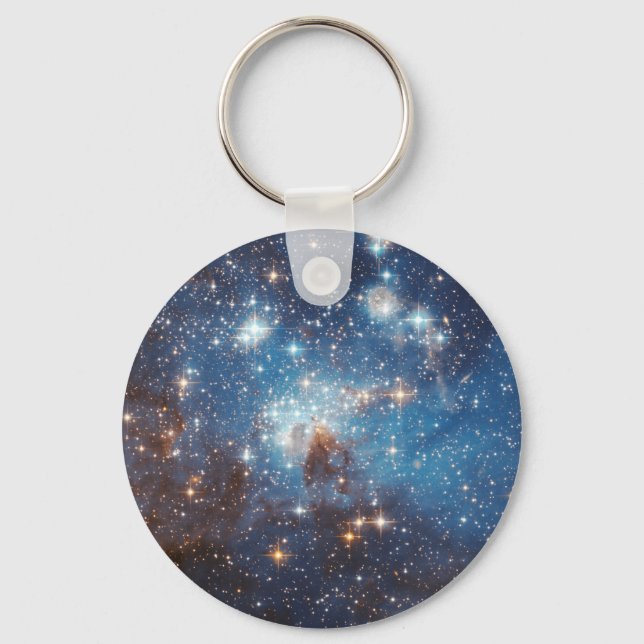 Beautiful stars tissue paper keychain (Front)