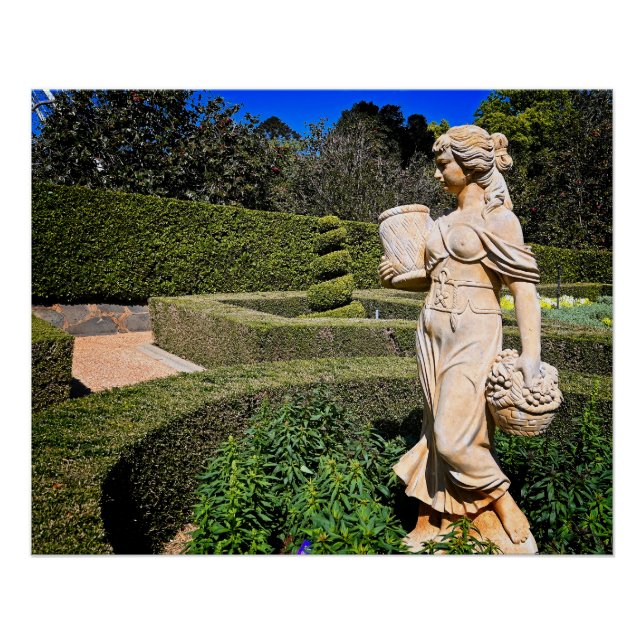 Beautiful statue in Queens Park Toowoomba  Poster (Front)