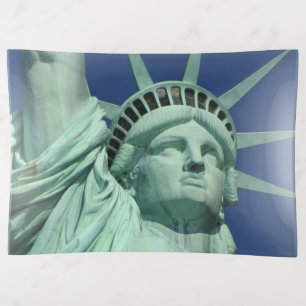 Beautiful Statue of Liberty on Liberty Island Trinket Tray