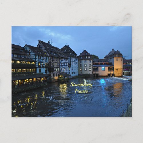 Beautiful Strasbourg France Postcard