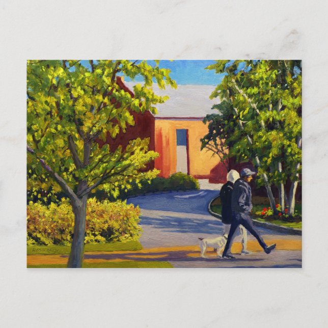 Beautiful Stroll through the Park on Sunlit Day Postcard (Front)