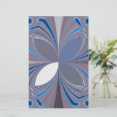 Beautiful stunning  Butterfly soft blue colors Art (Standing Front)