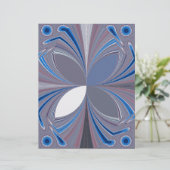 Beautiful stunning  Butterfly soft blue colors Art (Standing Front)