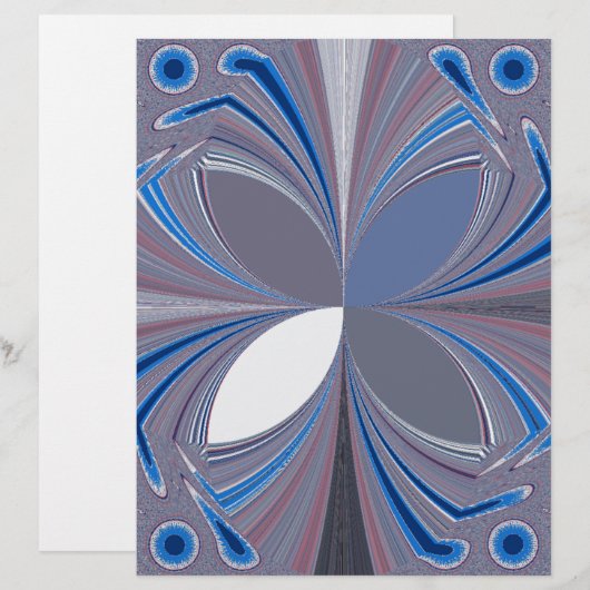 Beautiful stunning  Butterfly soft blue colors Art (Front/Back)