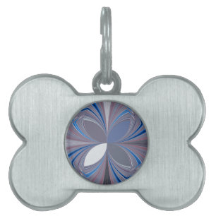 Beautiful stunning  Butterfly soft blue colors Art Pet ID Tag