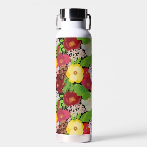 Beautiful stunning vibrant color Wildflower Water Bottle