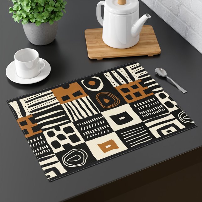 Beautiful Stylish African Mud Cloth  Placemat (Creator Uploaded)