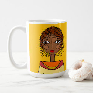 Beautiful Stylized Face Mug