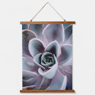 Beautiful Succulent Plant Nature Photography Hanging Tapestry