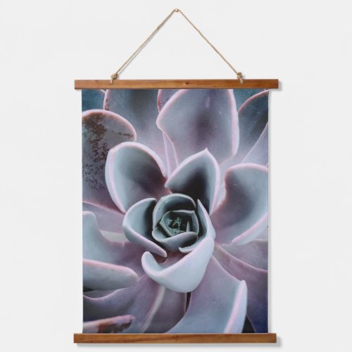Beautiful Succulent Plant Nature Photography  Hanging Tapestry