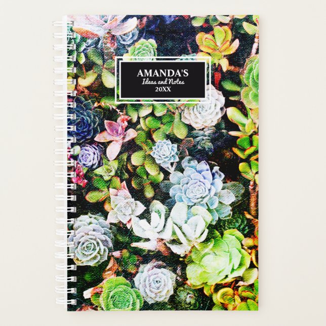 Beautiful Succulents Garden Planner (Front)