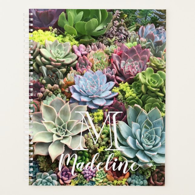 Beautiful Succulents Planner (Front)