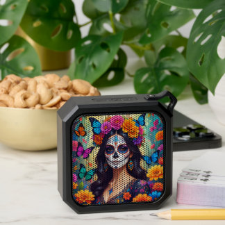Beautiful Sugar Skull Bluetooth Speaker
