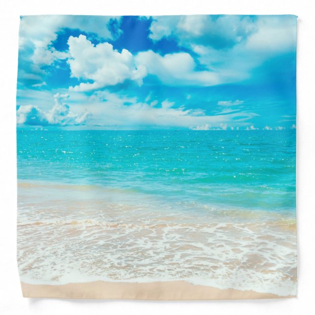 Beautiful Summer Beach Bandana (Front)