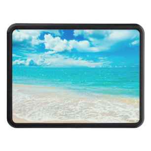 Beautiful Summer Beach Tow Hitch Cover