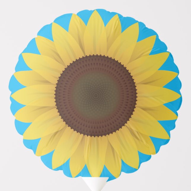 Beautiful Summer Sunflower Balloon (Front)