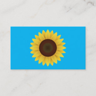 Beautiful Summer Sunflower  Business Card