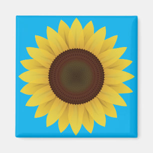 Beautiful Summer Sunflower Magnet