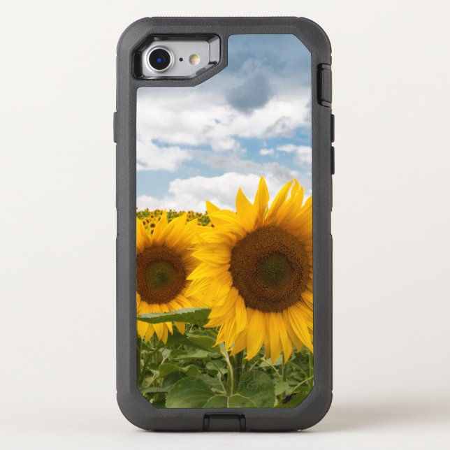beautiful summer sunflowers otterbox iPhone case (Back)