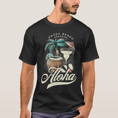  Beautiful summre with family on the beach aloha T_Shirt