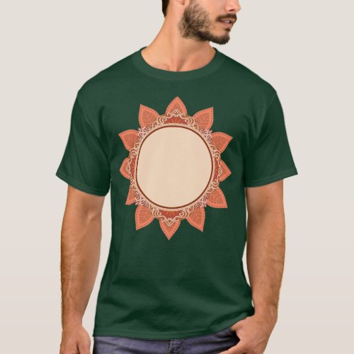 beautiful sun face design T_Shirt