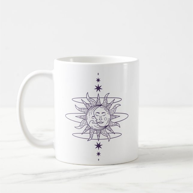 Beautiful Sun N Moon Dance Coffee Mug (Left)