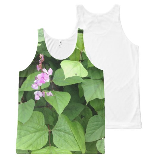 Beautiful Sunday Cactus Gardens, LA Nature Photo All-Over-Print Tank Top (Front and Back)