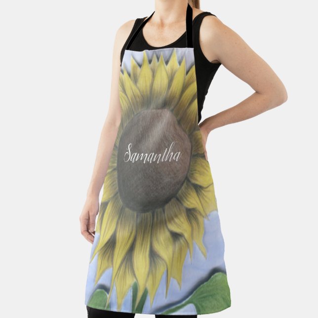 Beautiful Sunflower Apron (Insitu)