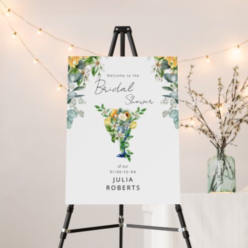 Beautiful Sunflower Bridal Shower Welcome  Foam Board