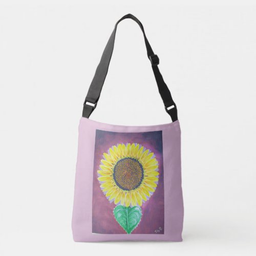 Beautiful sunflower crossbody bag