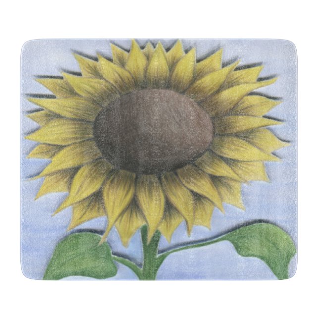 Beautiful Sunflower Cutting Board (Front)