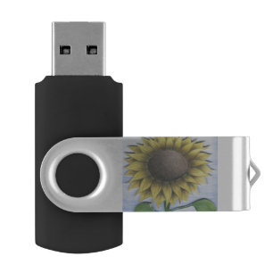Beautiful Sunflower Flash Drive