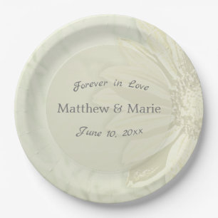 Beautiful Sunflower Floral design Paper Plates