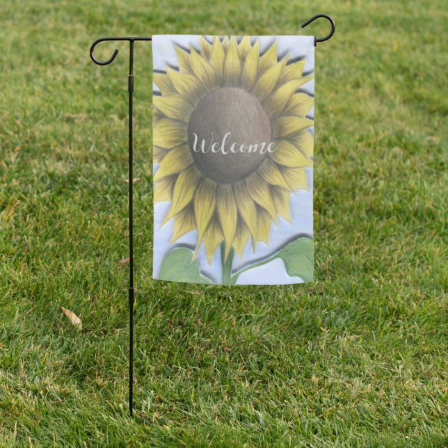 Beautiful Sunflower Garden Flag (In SItu)