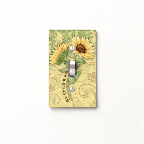 Beautiful Sunflower Light Switch Cover