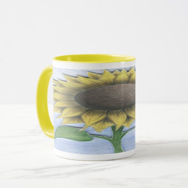 Beautiful Sunflower Mug (Front Left)