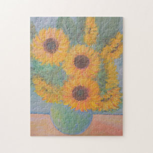 Beautiful Sunflower Painting Jigsaw Puzzle